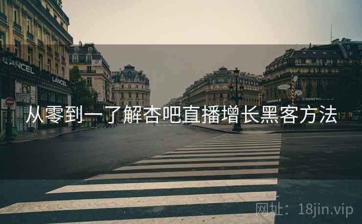 从零到一了解杏吧直播增长黑客方法
