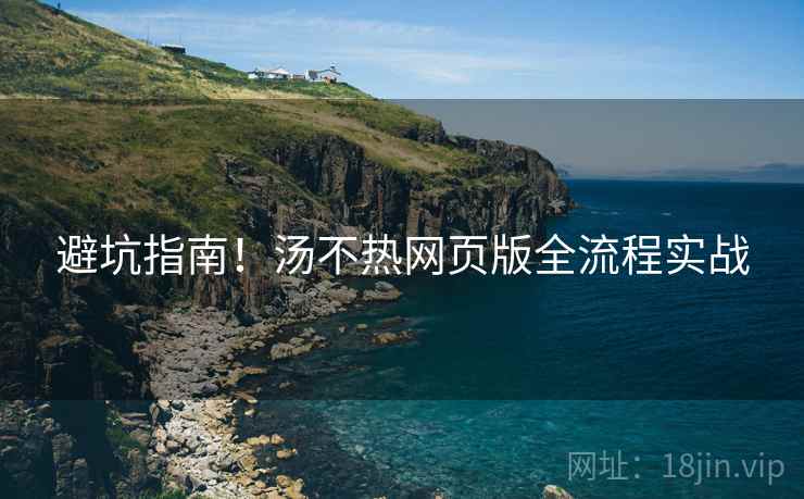 避坑指南！汤不热网页版全流程实战