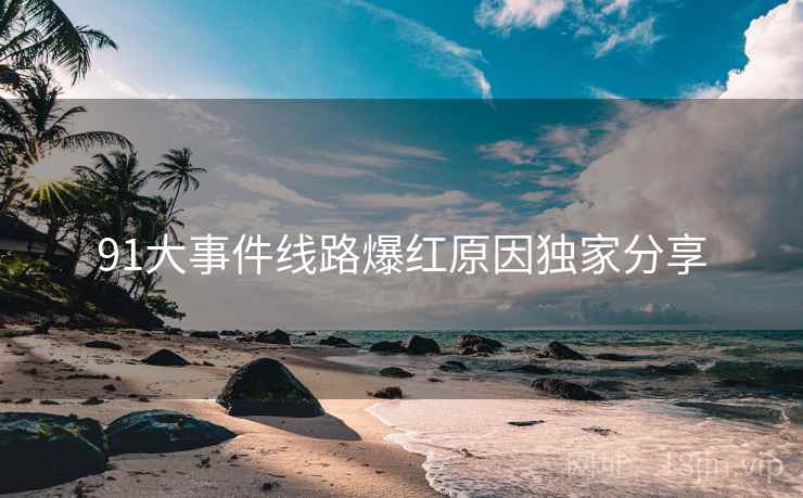 91大事件线路爆红原因独家分享